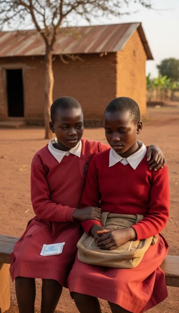 Young women experiencing period poverty — the Period Dignity Bank provides free menstrual hygiene kits to restore dignity and access